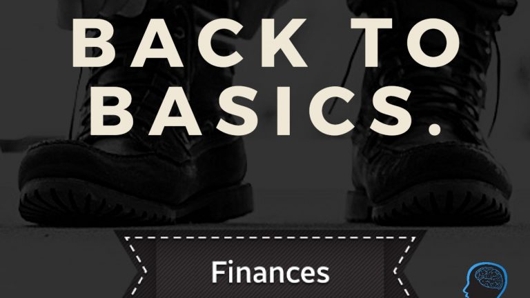 Back to basics – Finances