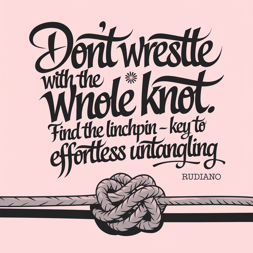 Untangling Your Gordian Knots: A Strategic Approach to Overcoming Challenges